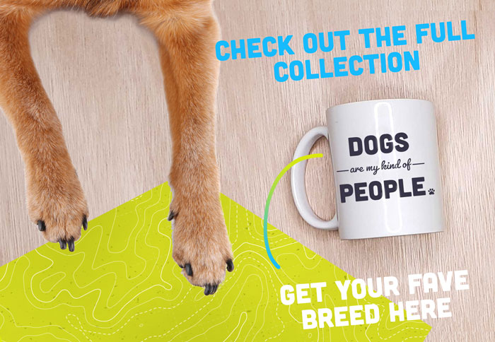 customized mug by dog breed, Dogs are my kind of people coffee mug customized with dog breed
